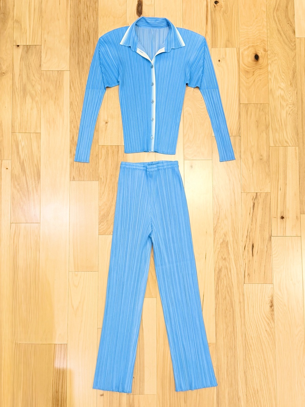 Issey Miyake Pleats Please Women’s Top and Pants Set - Picture 1 of 10
